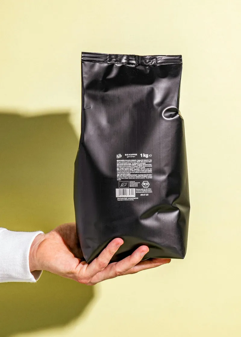 KoRo Bio Kaffee gemahlen 1 kg – Produktbild 5 von 5