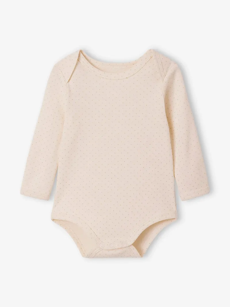 Vertbaudet 5er-Pack Baby Schlupfbodys, Wollweiß, – Produktbild 3 von 3