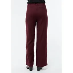 Givn Givn Damen vegan Hose Wide Leg Beatrice Burgundy – Produktbild 1 von 1