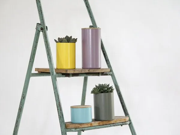 werkvoll by Lena Peter werkvoll by Lena Peter Recycling Feuerlöscher Dose FIRE, Gelb, – Produktbild 2 von 4