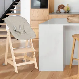 roba Roba Treppenhochstuhl, Set 2in1 Greyish gesteppt Born Up 'Luxe' – Produktbild 1 von 1