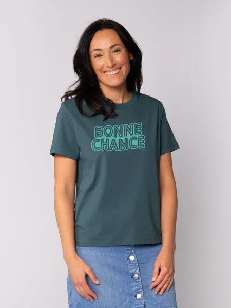 watapparel watapparel T-Shirt Frauen Bonne Chance, Stargazer, – Produktbild 1 von 3