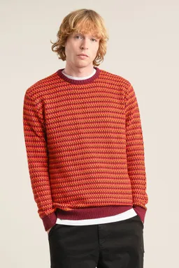 KOMODO KOMODO Herren vegan Pullover Kai Weinrot – Produktbild 1 von 1