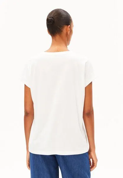 ARMEDANGELS ARMEDANGELS IDAARA Damen T-Shirt aus Bio-Baumwolle, White, – Produktbild 3 von 5