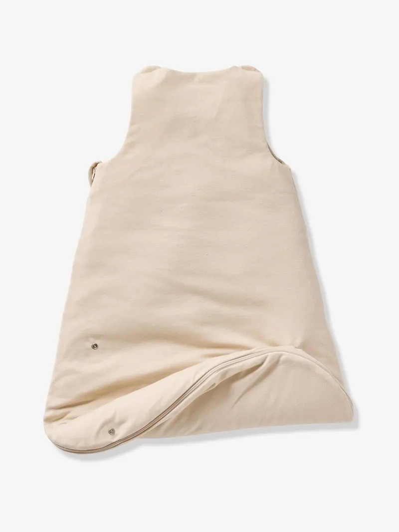 Vertbaudet Baby Sommerschlafsack aus Jersey HASE ärmellos TOG 1 sandfarben, Sandfarben, – Produktbild 4 von 4