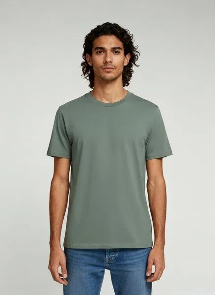 UNIPOLAR UNIPOLAR Basic T-Shirt Modell: Creative, Green bay (grün), – Produktbild 1 von 2
