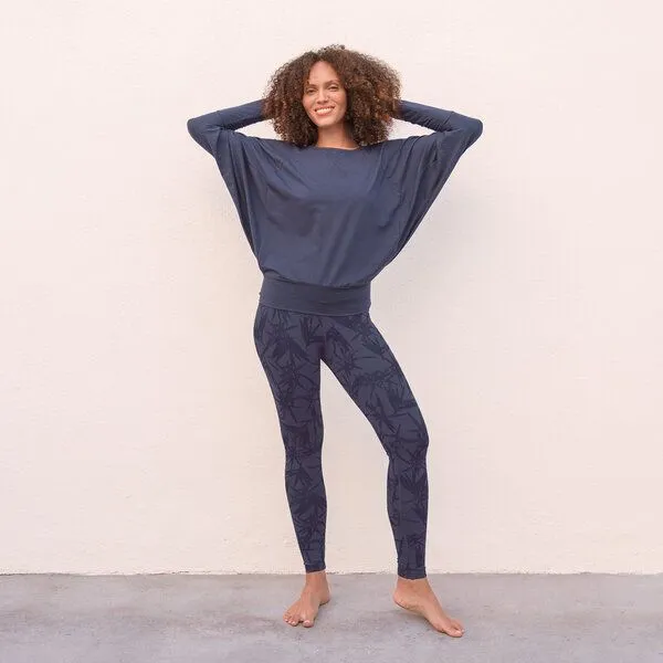 Jaya Jaya SWEATER SARA TENCEL, Nightblue/blau, – Produktbild 3 von 4