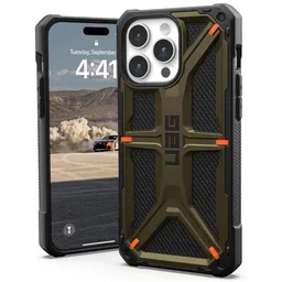 Urban Armor Gear Hülle für Apple iPhone 15 Pro Max, Urban Armor Gear, Monarch Kevlar, Grün – Produktbild 1 von 1