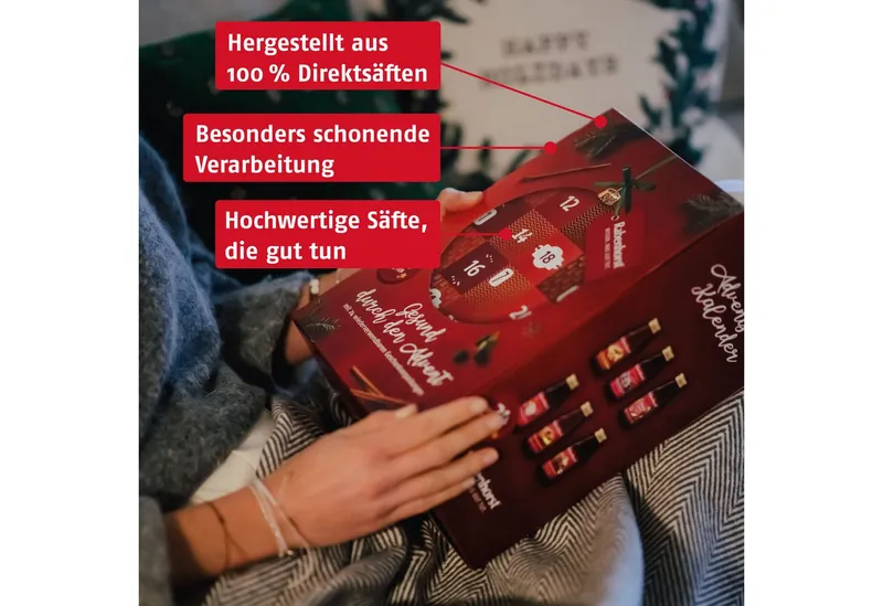 Haus Rabenhorst Lebensmittel-Adventskalender RABENHORST Adventskalender 2026 (24 x 125 ml) – Produktbild 3 von 5