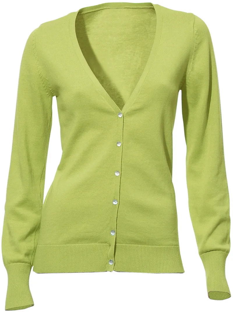 heine Feinstrickjacke kiwi, Kiwi, – Produktbild 1 von 2