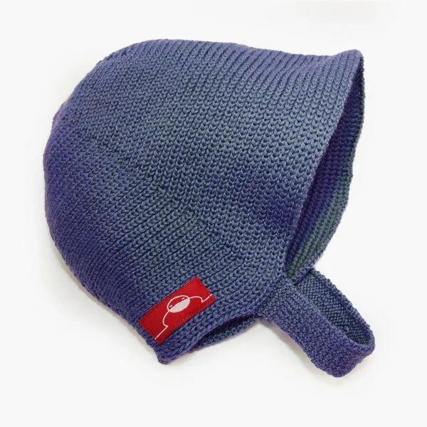 vincente vincente Haube aus Wolle (Merino), Blau, – Produktbild 3 von 3