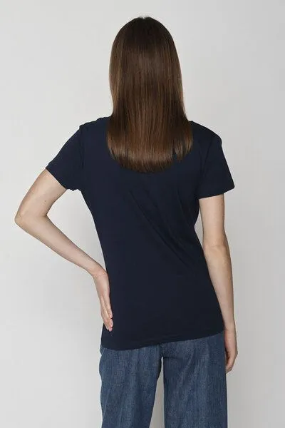 GreenBomb GREENBOMB Basic T-Shirt Loves, Dark navy, – Produktbild 3 von 4