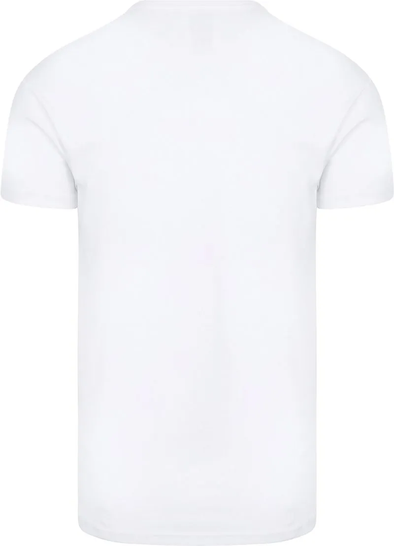 Alan Red Alan Red Vancouver Organic T-Shirt V-Ausschnitt 2er-Pack, Weiß, – Produktbild 4 von 4