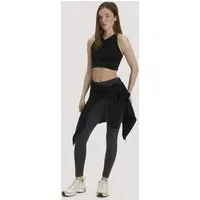 hessnatur hessnatur Leggings Medium Cut ACTIVE LIGHT aus Bio-Baumwolle, Schwarz, – Produktbild 3 von 7