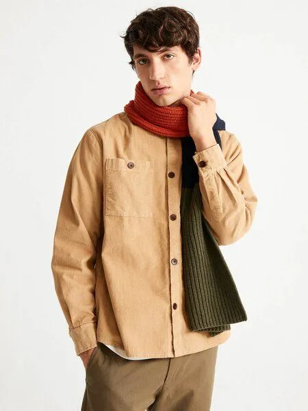 thinking mu thinking mu Unisex Schal - Ghede - aus Wolle, Night (mehrfarbig), – Produktbild 3 von 4