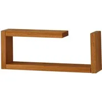 Wandregal "lilian" B 41,5 x T 9 x H 16,5 cm, Eiche geölt – Produktbild 1 von 1