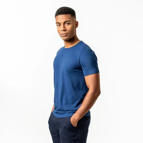 Living Crafts Living Crafts T-Shirt - THERREL, Classic blue (blau), – Produktbild 2 von 3