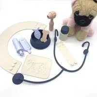 PETIKIDS PETIKIDS Rollenspiele – Tierarzt-Set aus Silikon – Lernspiele – Französische Marke – Produktbild 1 von 1