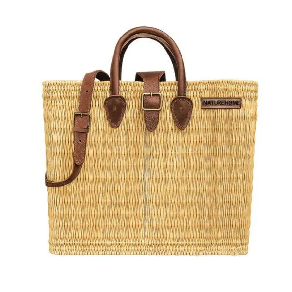 NATUREHOME NATUREHOME Schultertasche mit abnehmbarem Schultergurt & Verschluß – Produktbild 1 von 4
