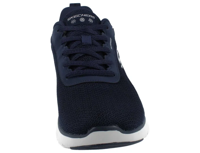 Skechers Skechers Flex Appeal Herren Schlupfsneaker blau navy Textil vegan - Slipper Vegan – Produktbild 5 von 5