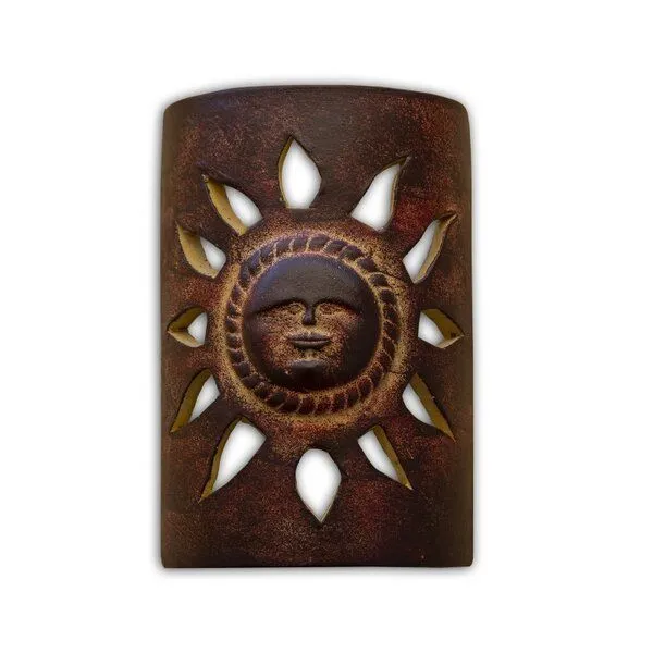 Mitienda Shop Mitienda Shop Wandleuchte Sonne aus Ton, Wanddeko – Produktbild 1 von 2