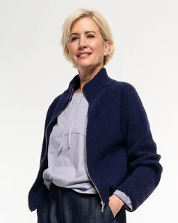 Alma & Lovis Alma & Lovis Zip-Strickjacke aus Kaschmir und Wolle – Produktbild 1 von 1