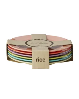 RICE RICE Teller-Set Rice Melamin Ess-Teller Set 6er - Multicolor Gloriously Gifted (6-tlg), 6 Personen, Melamin – Produktbild 1 von 1