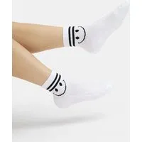 Natural Vibes Natural Vibes Sporty Smile Quarter Socken | Bio GOTS | Sneaker Socken mit Smile | Herren Damen Socken | – Produktbild 2 von 5