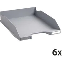 Exacompta 6 Exacompta Briefablagen Combo Midi "Office", DIN A4+, 500 Blatt, steingrau – Produktbild 1 von 1