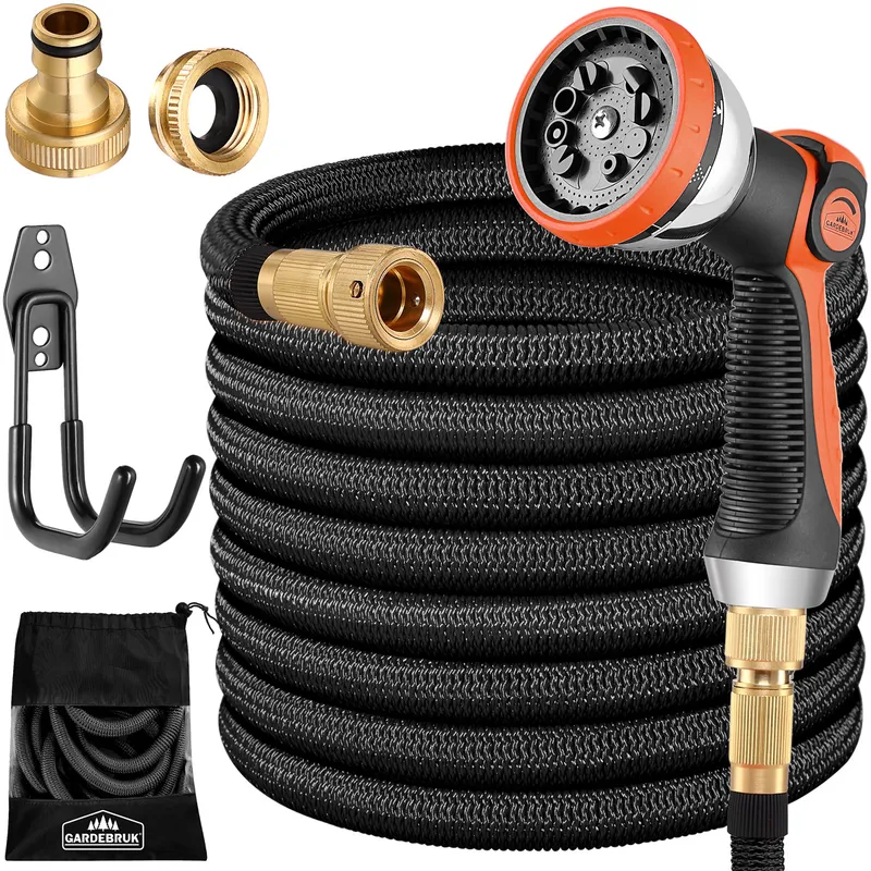 Casaria® Casaria Gardebruk Gartenschlauch Schwarz 7,5m flexibel – Produktbild 1 von 1