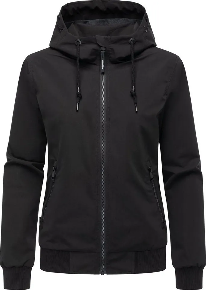 ragwear ragwear Outdoorjacke Oggie YOUMODO Wasserdichte und atmungsaktive Übergangsjacke, Schwarz, – Produktbild 2 von 5