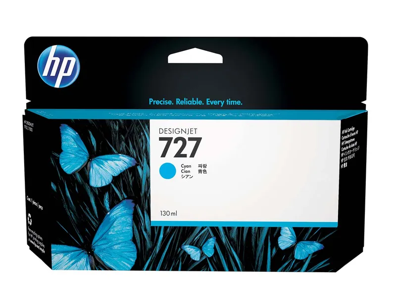 Hewlett Packard hp Tintenpatrone B3P19A, Nr. 727 cyan – Produktbild 1 von 1