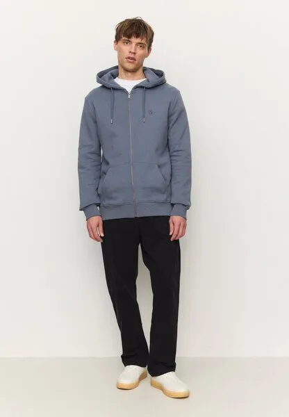 recolution Herren Sweatjacke aus Bio-Baumwolle - BIRCH - recolution, Dove blue (blau), – Produktbild 3 von 4