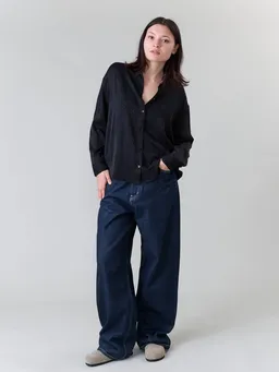 Yahmo Yahmo Damen vegan Hemd Mona Leo Schwarz – Produktbild 1 von 1