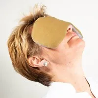 nahtur design nahtur-design Augenmaske zur Entspannung aus Leinen, Oliv-grau, – Produktbild 1 von 1