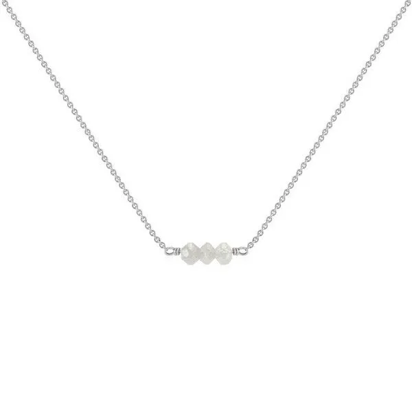 Eppi Eppi Goldener Choker mit Diamanten-Perlen Xanadie, Weiß, – Produktbild 1 von 3