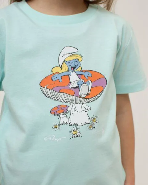 Bavarian Caps Bavarian Caps Kids T-Shirt Schlumpfines Schwammerlsofa, Blau, – Produktbild 1 von 2