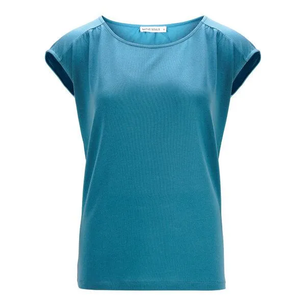 NATIVE SOULS NATIVE SOULS Lyocell Shirt Damen, Dark petrol, – Produktbild 1 von 1
