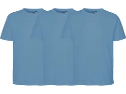 Neutral Neutral 3er-Pack Bio-Unisex-T-Shirt mit Rundhalsausschnitt, dusty indigo, Gr. M – Produktbild 1 von 1