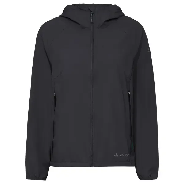 Vaude VAUDE Damen Windjacke "Neyland II" mit weitenregulierbarer Kapuze, phantom black, Gr. 40 – Produktbild 3 von 7