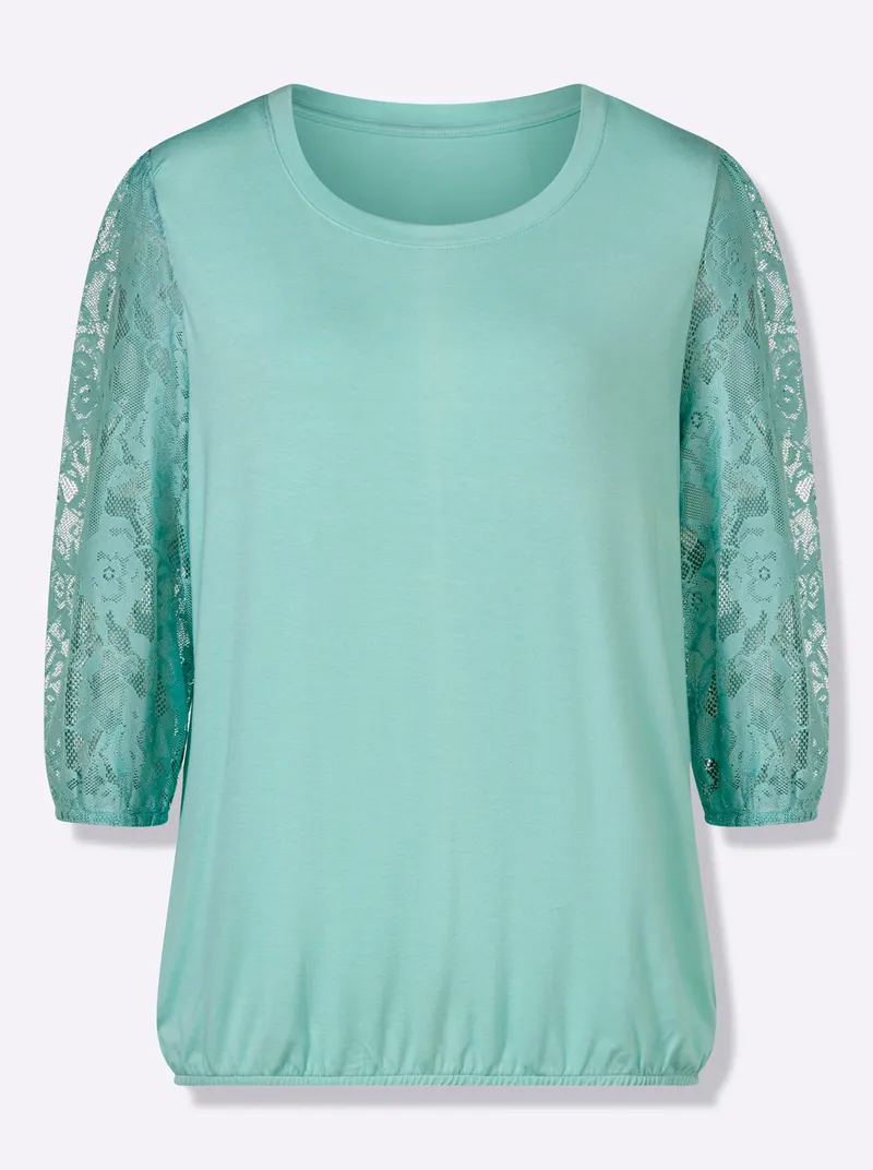 Witt Spitzenshirt mint, Mint, – Produktbild 1 von 2