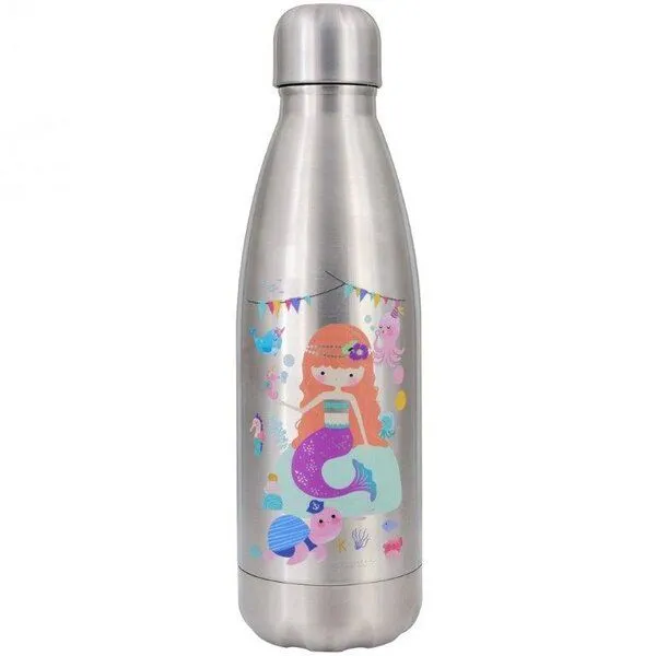 Dora's Dora's Dora’s Kinder-Thermoflasche "Meerjungfrau" (350ml) – Edelstahl & Vakuumisoliert – Produktbild 1 von 1