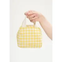 MELA Organizer Tasche klein SHAILA | von MELA | Fairtrade & GOTS zertifiziert, Greige / summer grid print, – Produktbild 1 von 1