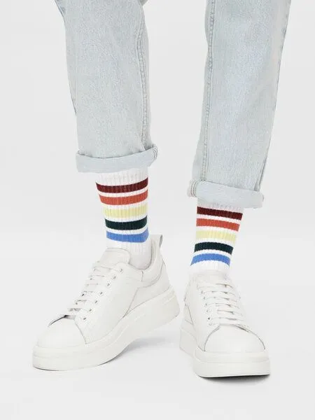 Natural Vibes Natural Vibes Weiss Socken Bio GOTS |Bunte Socken |Herren Damen Socken | – Produktbild 3 von 3