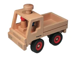 Fagus Fagus Unimog aus massivem Buchenholz 25 cm Unimog aus Holz mit Anhänger-Kupplung – Produktbild 1 von 1