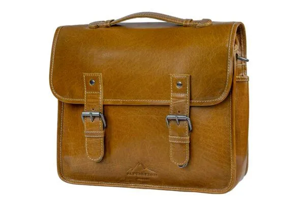 Alpenleder Alpenleder Kameratasche REPORTER, Cognac, – Produktbild 1 von 4