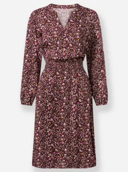 Witt Webkleid burgund-mauve-bedruckt – Produktbild 1 von 1