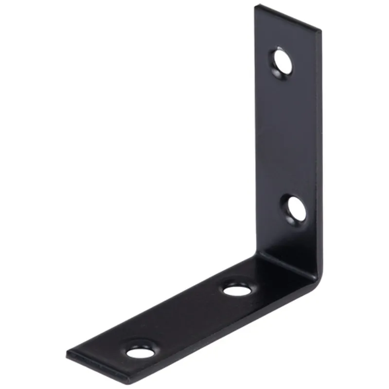 Alberts ALBERTS Stuhlwinkel, verzinkt, schwarz, TxHxB 50x50x15 mm – Produktbild 1 von 1