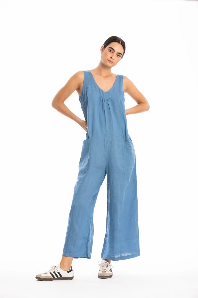 RAVENS VIEW IBIZA RAVENS VIEW IBIZA Damen vegan Jumpsuit Aura Maui Blau, Blau, – Produktbild 2 von 2