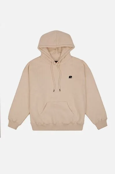 Trendsplant Trendsplant Women's Explanada Organic Oversized Hoodie Ivory, Beige, – Produktbild 4 von 4
